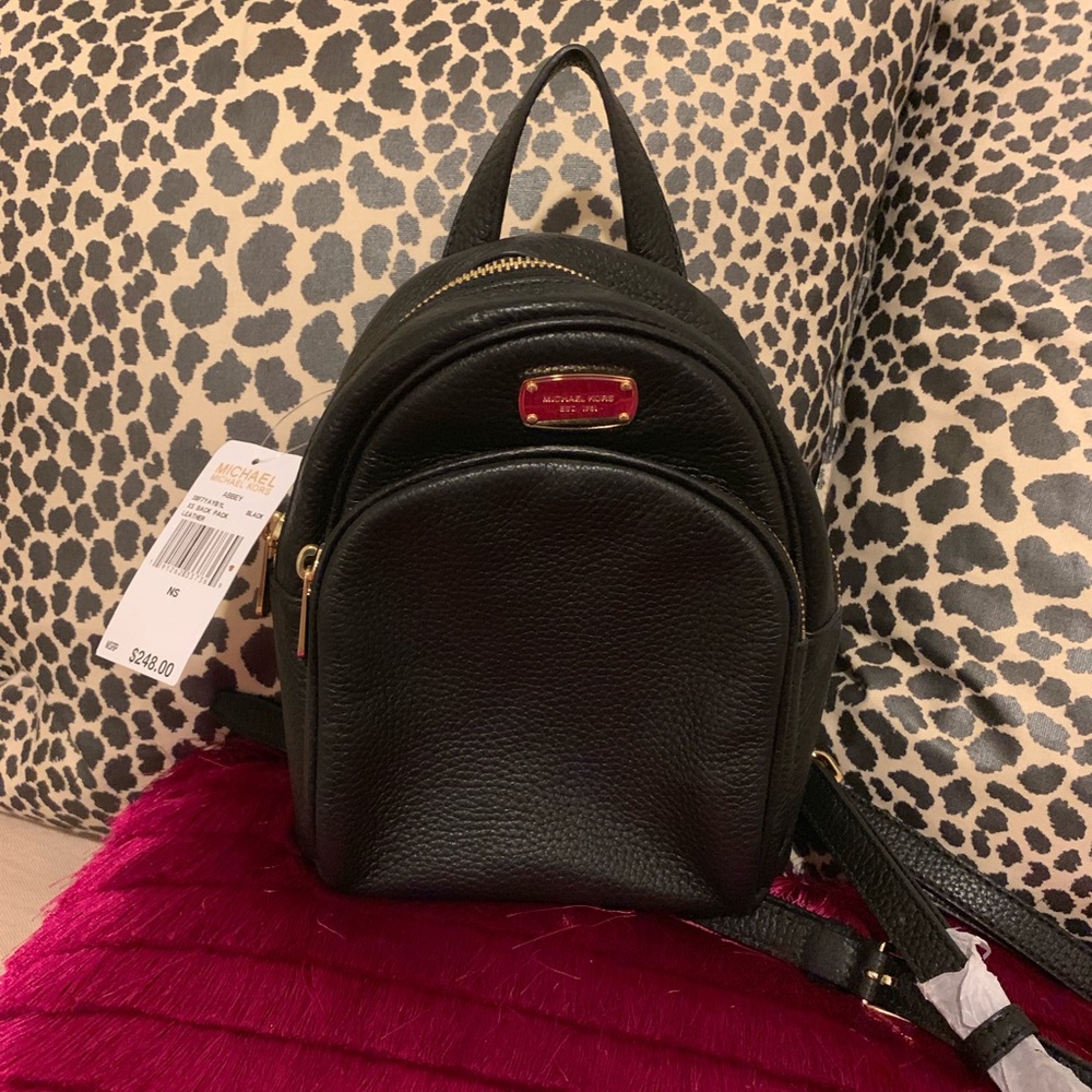 Michael Kors Abbey Black Backpack